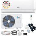 Kältebringer Split Airconditioner - 9000 BTU (2,6 kW) - Airco met Verwarming, WiFi & App, tot 45m², zeer stil - Set met 5m Koperleiding, Koudemiddel R32, Montagemateriaal, Wandbeugel