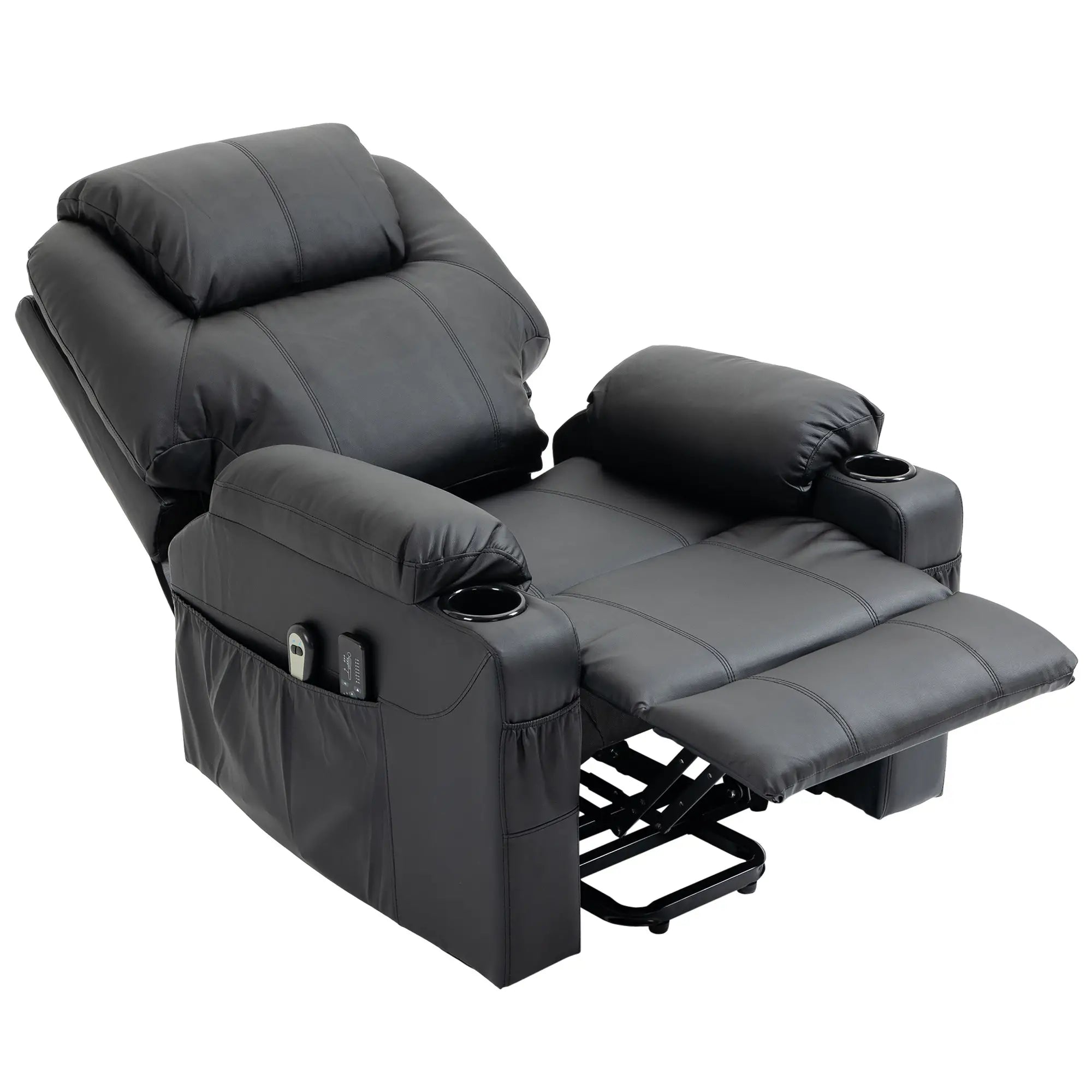 HOMCOM Sta-op stoel elektrisch Massage Ligfunctie