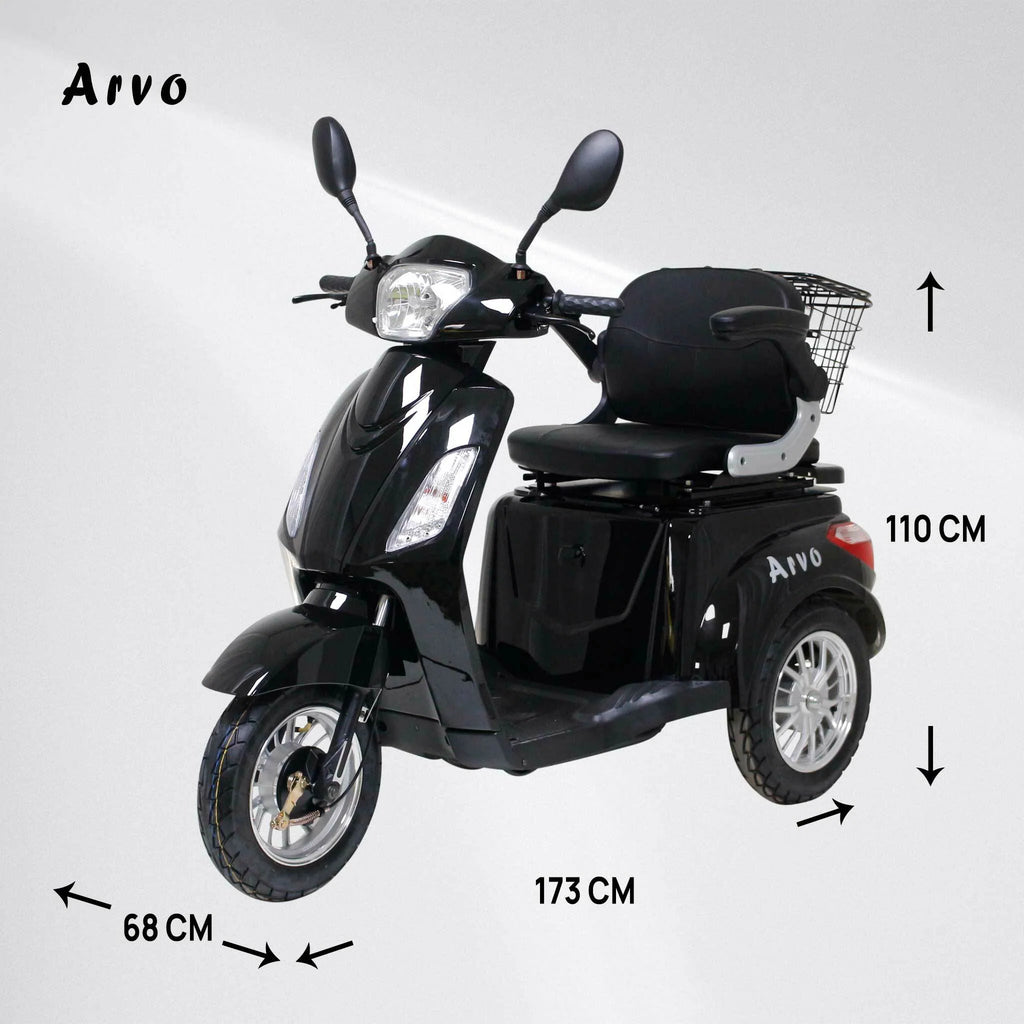Arvo seniorenscooter P300 zwart