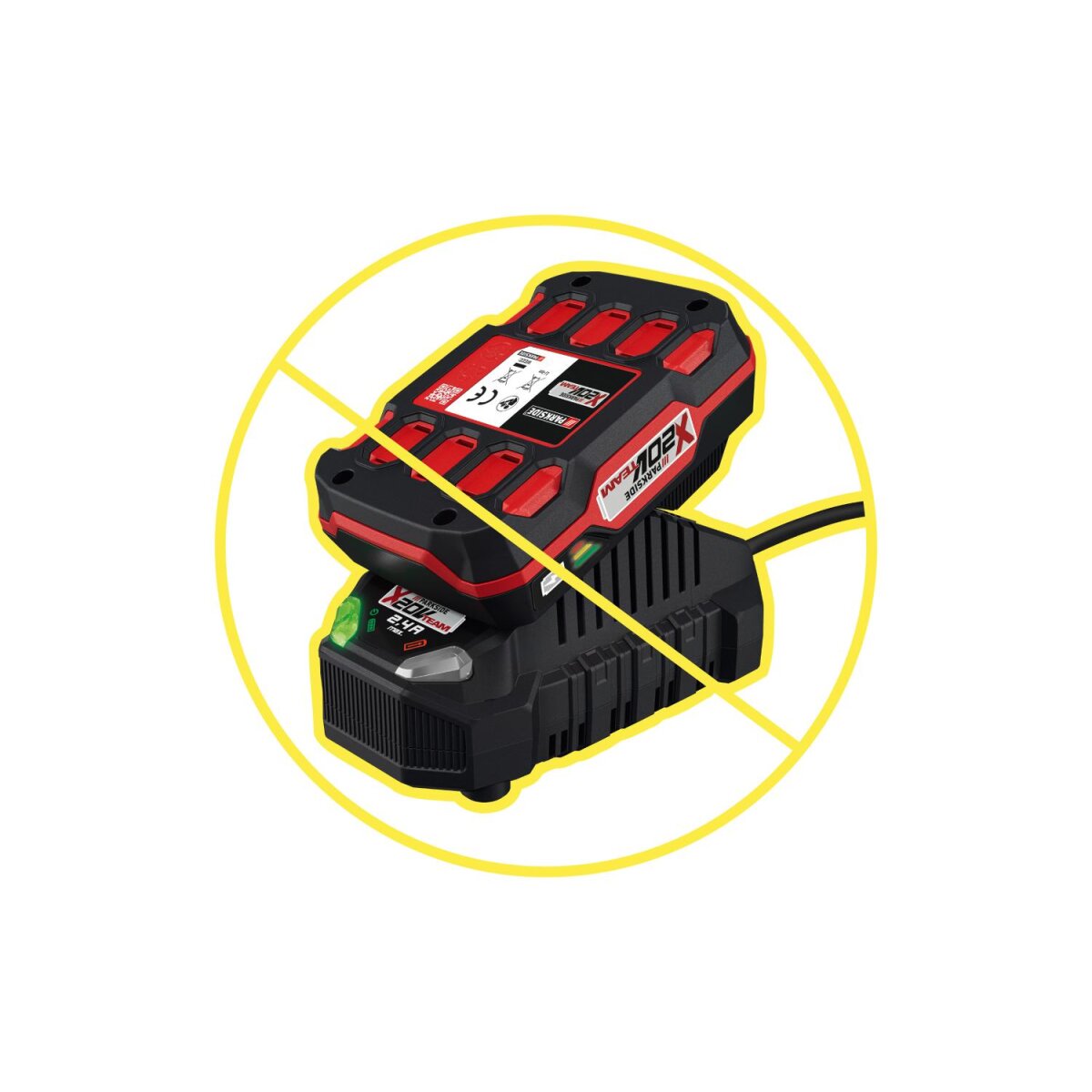 PARKSIDE® 20 V accu-kettingzaag »PAKS 20-Li E5«, zonder accu en oplader - B-keus als nieuw