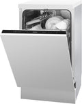 Amica Einbau-Geschirrspüler EGSPV 597 910 / vollintegriert / 60 cm breit / 5 Programme, 12 Maßgedecke/Startzeitvorwahl