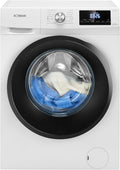 Bomann® Wasdroogcombinatie | Wassen en drogen in één cyclus | 8 kg wassen, 5 kg drogen | Inverter motor | 1400 tpm | Stoomfunctie | Geïntegreerde wasmachine met droger | WAT 7186 wit