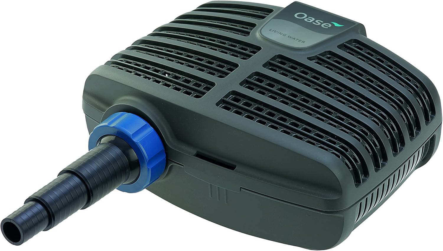 OASE 51096 Filter- en beeklooppomp AquaMax Eco Classic 5500, 5300 l/u pompcapaciteit, energiebesparende beeklooppomp, vijverpomp, filter, pomp, beekloop, donkergrijs