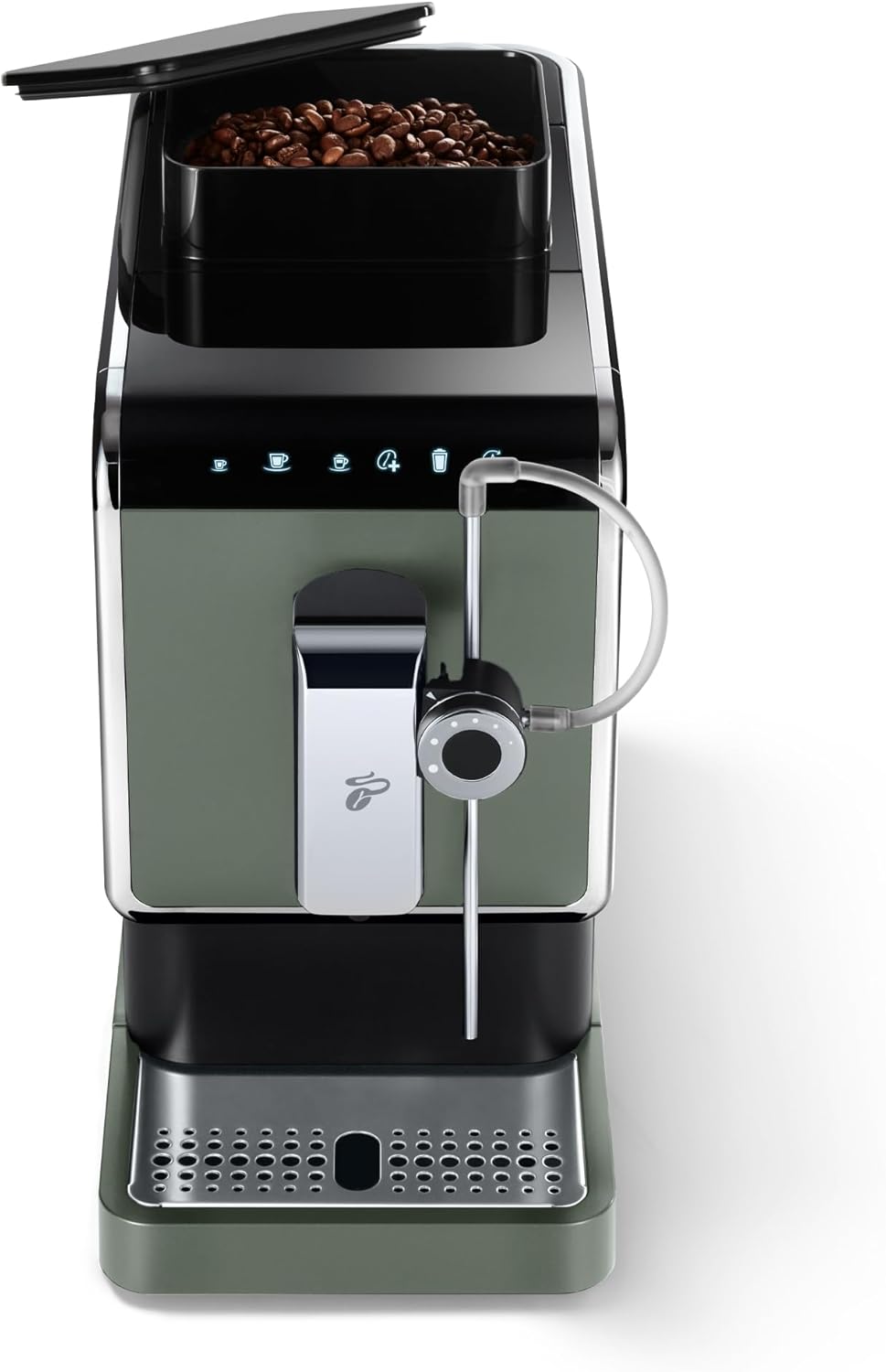 Tchibo volautomatisch koffiezetapparaat Esperto Pro met One Touch-functie voor Caffè Crema, espresso en melkspecialiteiten, antraciet