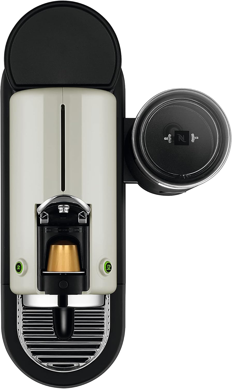 Nespresso De'Longhi EN267.BAE Citiz koffiezetapparaat met melkopschuimer, energiebesparende functie, 1710W, 1 liter, 37.2 x 21.8 x 27.7 cm, zwart