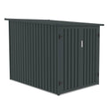 Fornorth Fietsgarage voor twee fietsen 142x198x157cm, Donkergrijs