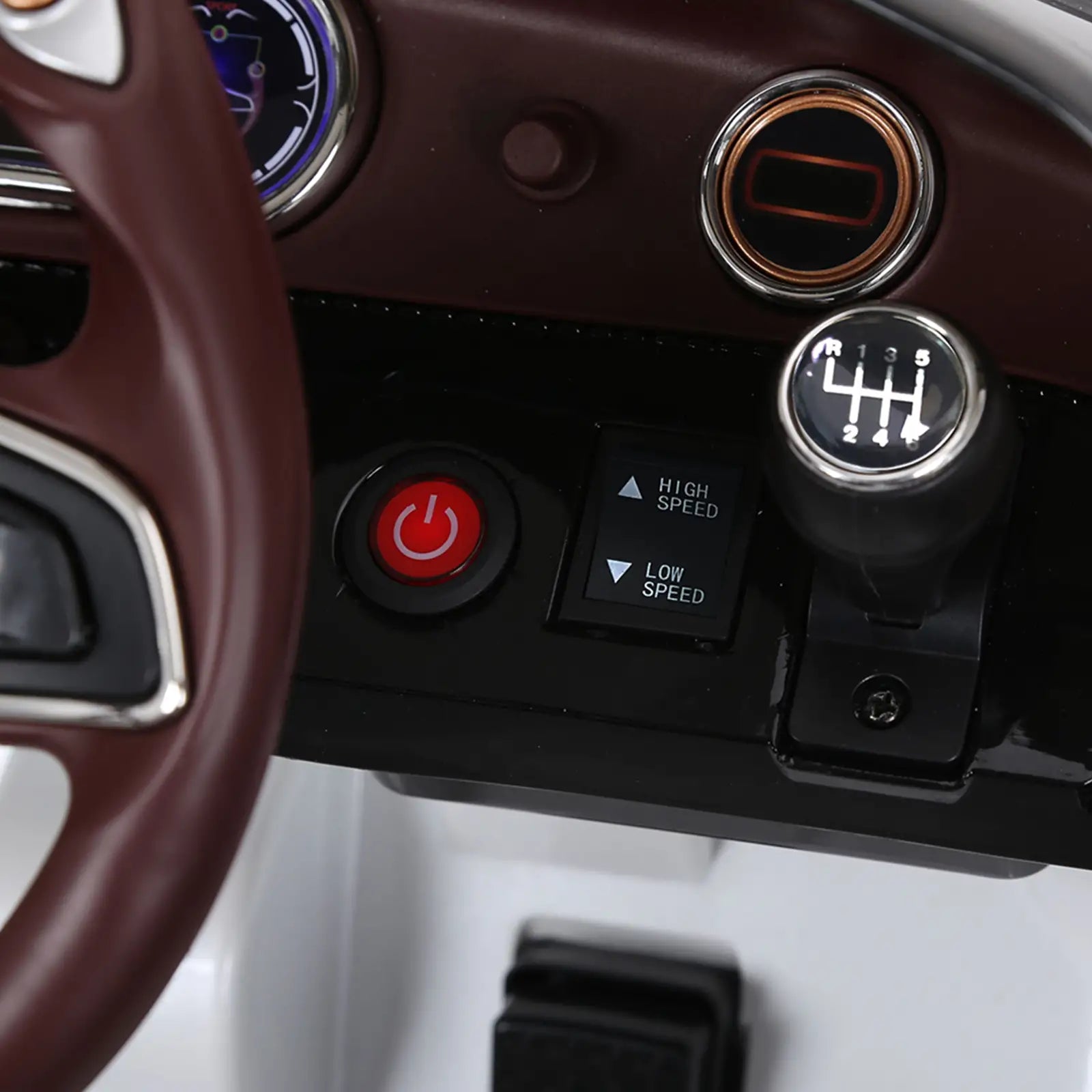 HOMCOM Kinder elektrische auto Bentley GT gelicentieerd met afstandsbediening Wit