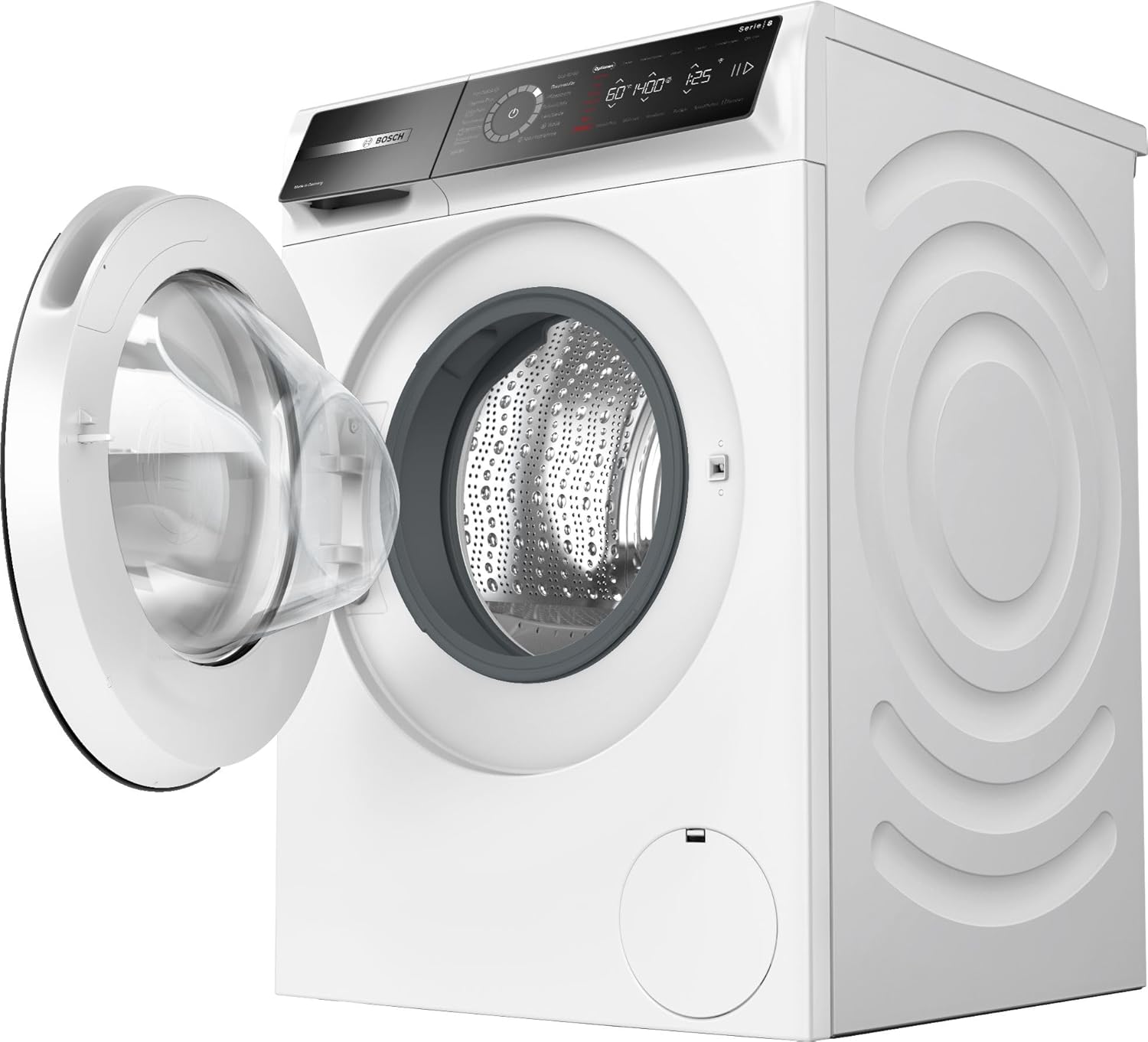 BOSCH WAN28127 Wasmachine Serie 4, voorlader met 8kg inhoud, 1400 tpm, Iron Assist, Active Water Plus, EcoSilence Drive, Speed Perfect, Wit, 60cm