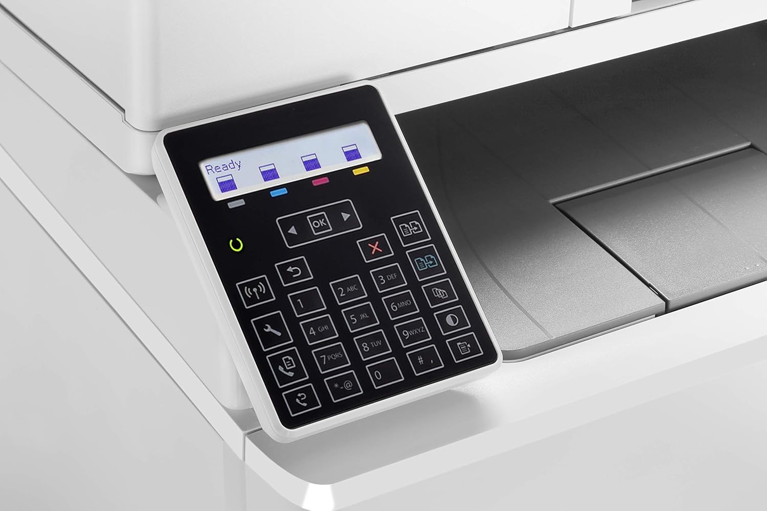 HP Color LaserJet Pro MFP 3302fdwg multifunctionele kleurenlaserprinter, fax, automatisch dubbelzijdig afdrukken, touchscreen, wifi, ethernet, USB, HP Wolf Pro Security