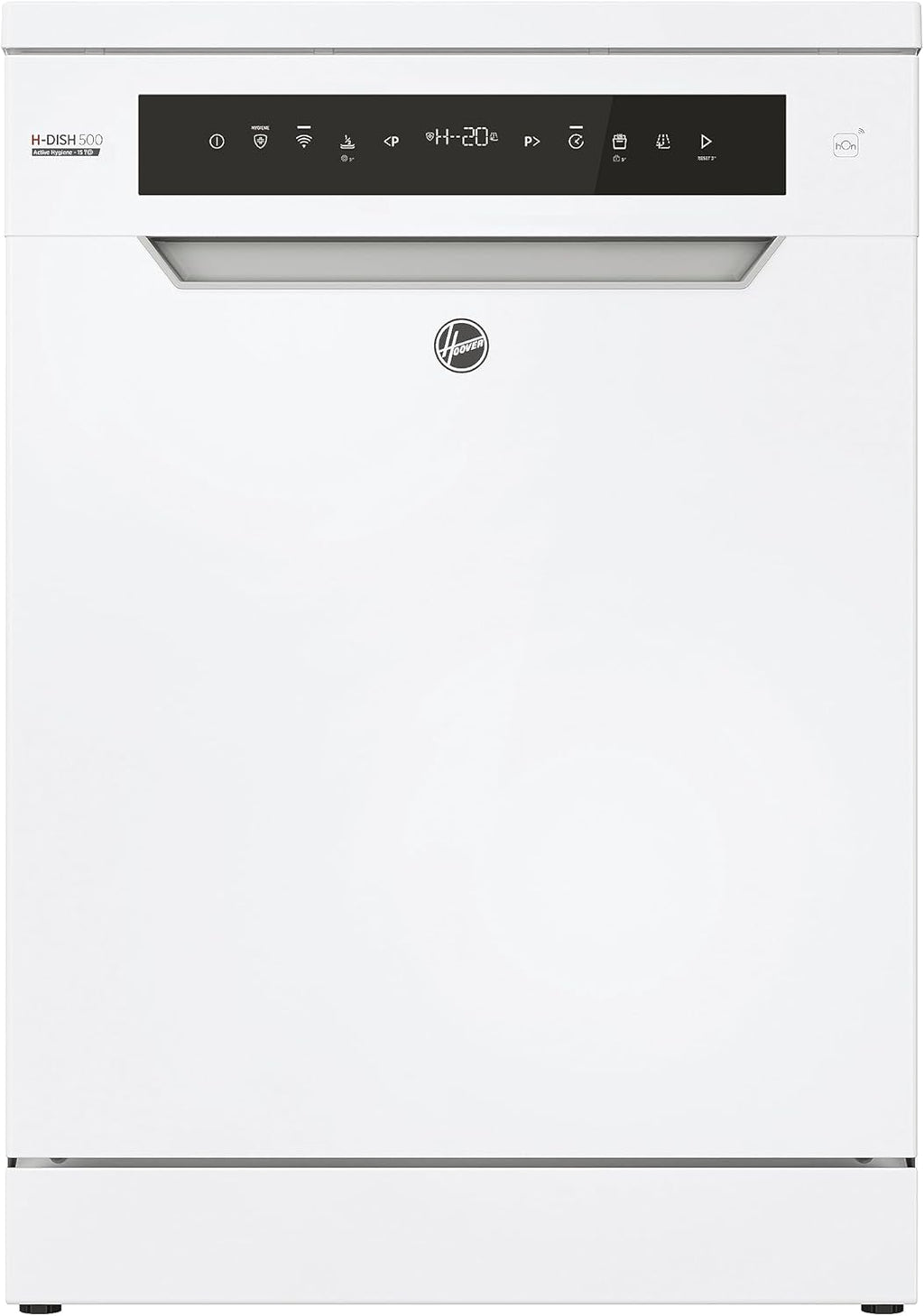 Hoover HF 4C6F0PW vaatwasser; 14 couverts; Vrijstaand, 60 cm breed; Energie-efficiëntieklasse C; Slimme bediening met wifi + bluetooth-technologie