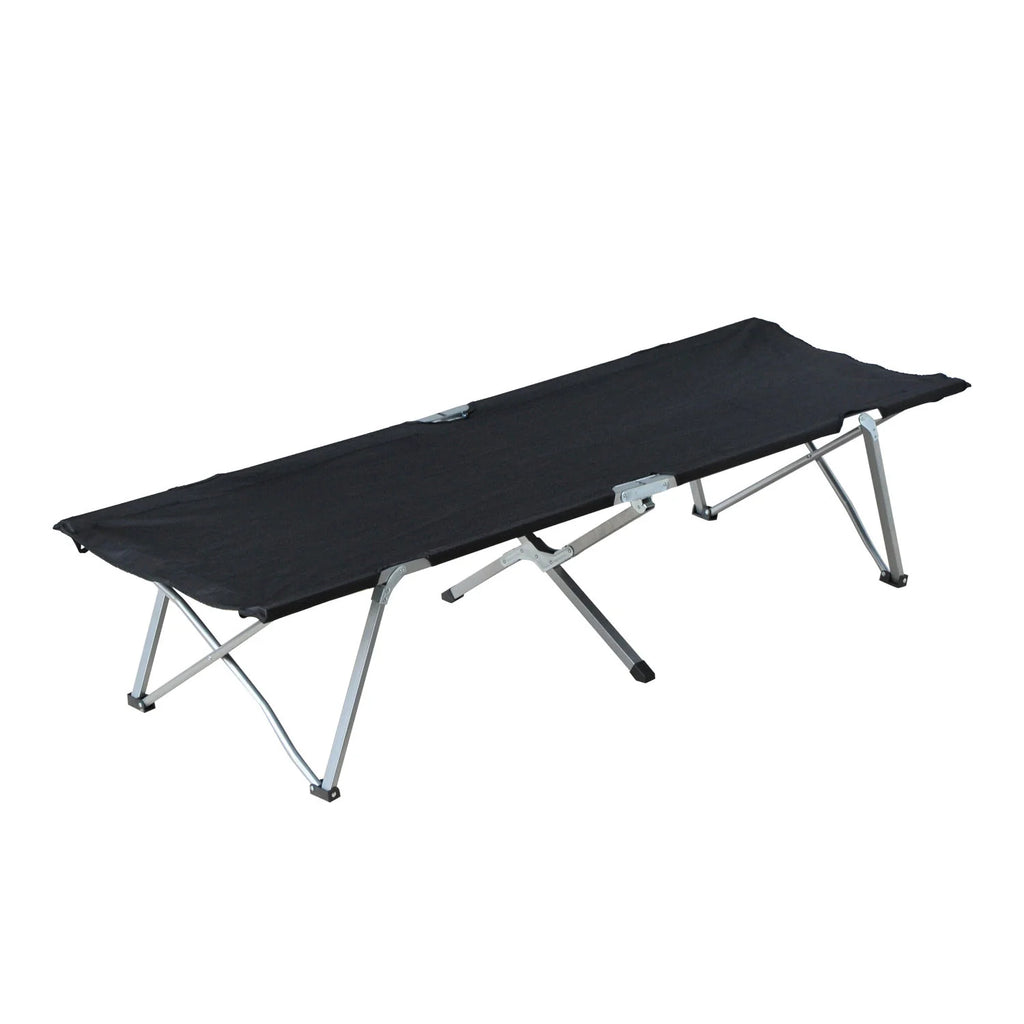 Outsunny Feldbett Campingliege klappbar mit Tragetasche Outdoor