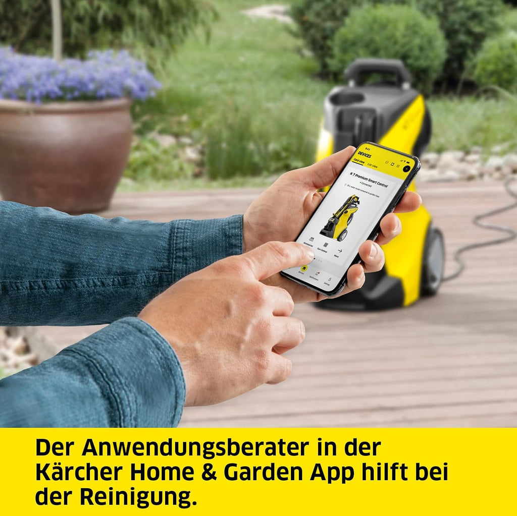 Kärcher hogedrukreiniger K 4 Power Control Flex Home, druk: max. 130 bar, wateropbrengst: 420 l/u, oppervlakteprestatie: 30 m²/u, waterfilter, gewicht: 11,5 kg, hogedrukpistool, vuilfrees, spuitlans, Home Kit