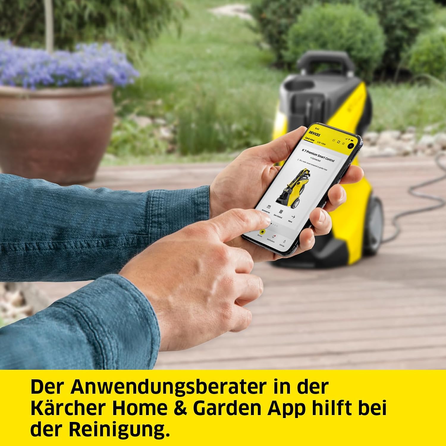 Kärcher hogedrukreiniger K 4 Power Control Flex Home, druk: max. 130 bar, wateropbrengst: 420 l/u, oppervlakteprestatie: 30 m²/u, waterfilter, gewicht: 11,5 kg, hogedrukpistool, vuilfrees, spuitlans, Home Kit