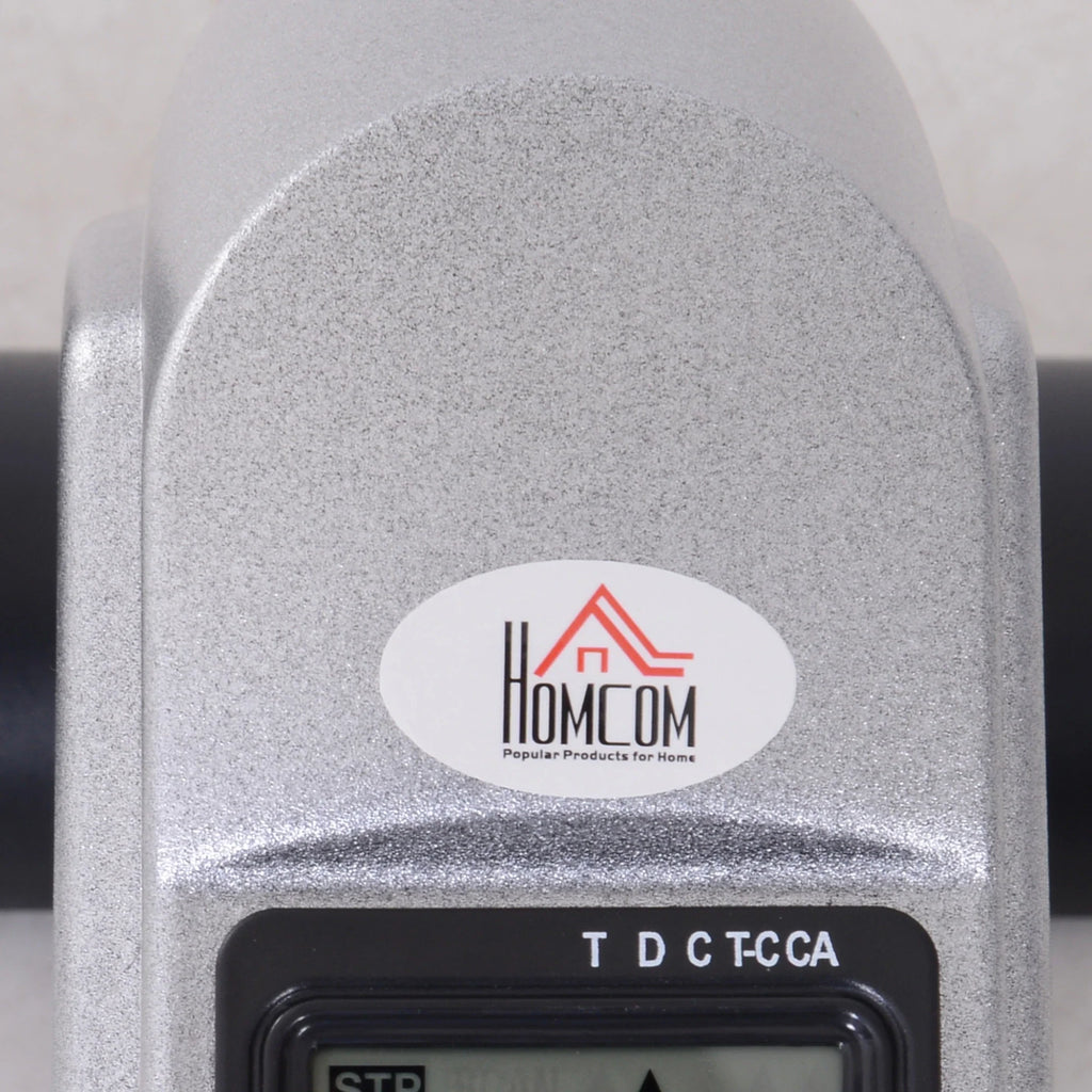 HOMCOM Minibike-peddelfiets hometrainer met lcd-display verstelbaar