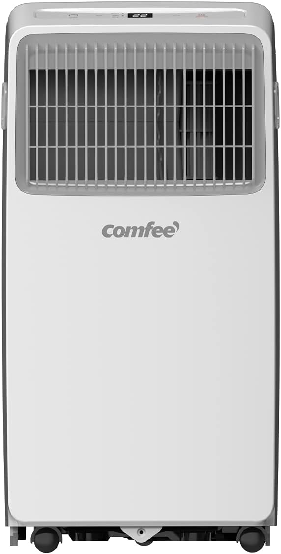 Comfee Mobiele Airco MPPH-09CRN7, 9000 BTU 2,6kW, Koelen&Ventileren&Ontvochtigen, Ruimtegrootte tot 88m³(33㎡), Mobiele Airconditioner met Afvoerslang