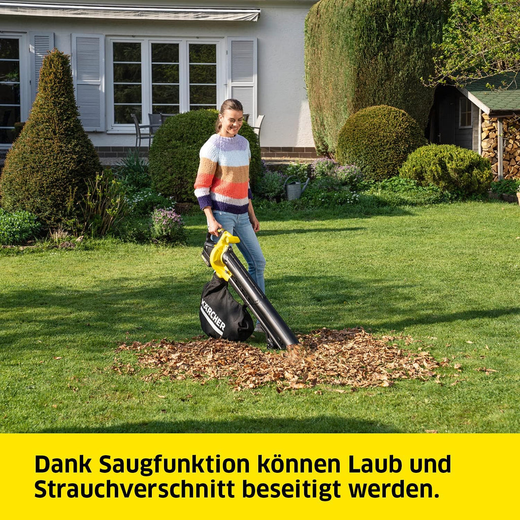 Kärcher 18 V accu bladblazer en -zuiger BLV 18-200 Battery Set, incl. 18 V/2,5 Ah accu en snellader, met mulchfunctie, luchtsnelheid: 200 km/u, opvangzak volume: 45 l, gewicht: 3,5 kg