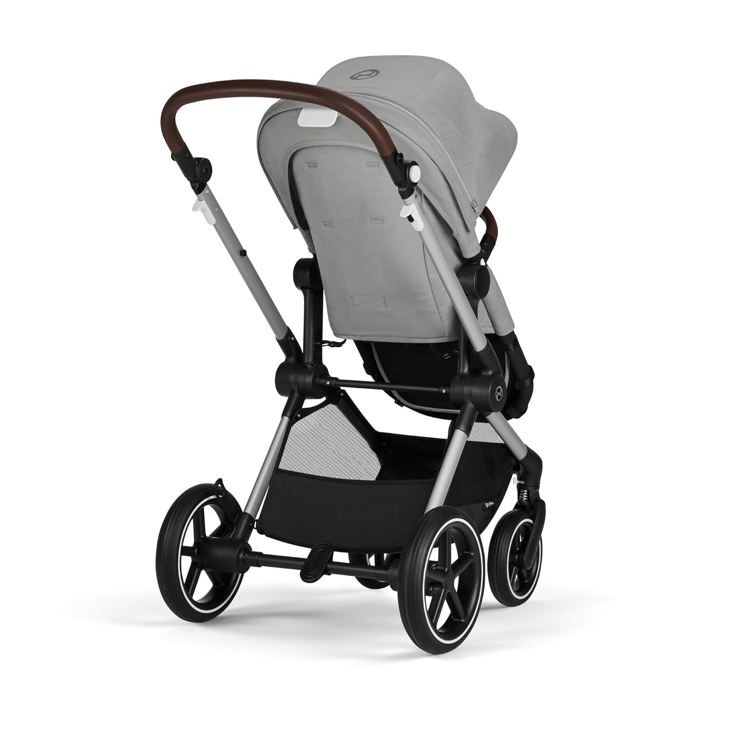 CYBEX Gold Kinderwagen EOS Lux 2-in-1 met Aton B2 i-Size autostoel en autostoeladapters, reissysteem, vanaf de geboorte tot 22 kg (ca. 4 jaar), Moon Black (Zwart)