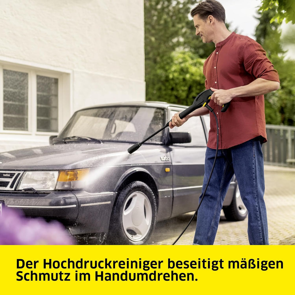Kärcher hogedrukreiniger K 4 Power Control Flex Home, druk: max. 130 bar, wateropbrengst: 420 l/u, oppervlakteprestatie: 30 m²/u, waterfilter, gewicht: 11,5 kg, hogedrukpistool, vuilfrees, spuitlans, Home Kit