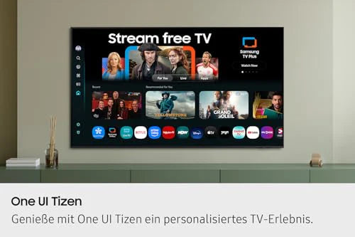Samsung Crystal UHD U8079F 4K 43 inch (108 cm) led-tv, Crystal Processor 4K, MetalStream Design, SmartThings, AI Upscaling, Gaming Hub, Knox Security, Gratis content, Smart TV
