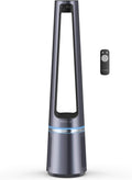 Rowenta QU5062 Eclipse 3-in-1 luchtreiniger | Heteluchtkachel | Ventilator | filtert 99,9% van de deeltjes | voor ruimtes tot 30 m2 | snelle verwarming tot 35°C | automatische dag- en nachtmodus | Zwart/Grijs