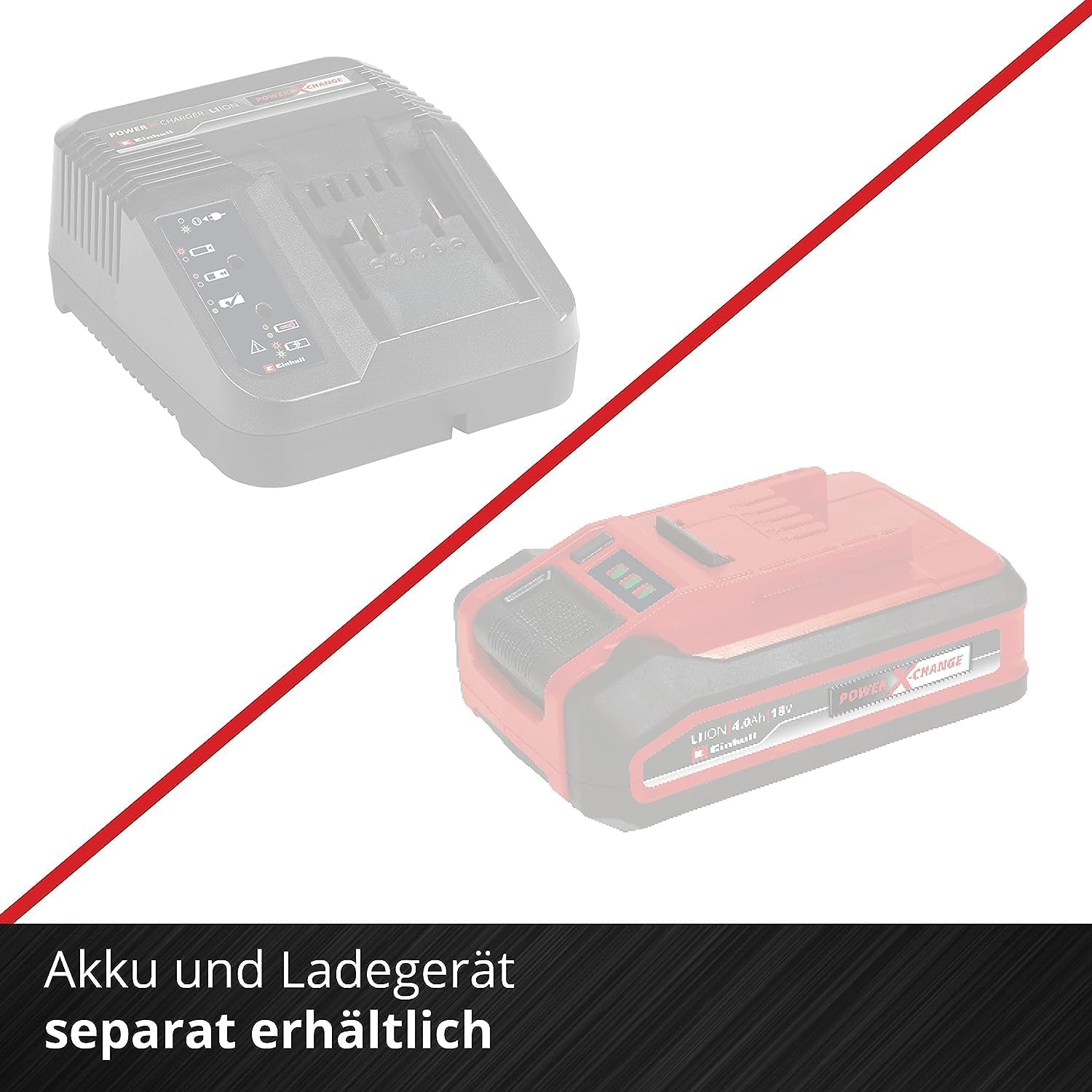 Einhell Accu-Telescoopheggenschaar GE-HH 18/45 Li T-Solo Power X-Change (Li-Ion, 18 V, 45 cm zwaardlengte, messen van diamantgeslepen staal, zonder accu en lader)