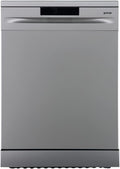Gorenje GS 620 C10S Vrijstaande vaatwasser / 60 cm / 14 couverts / 3 rekken / 5 programma's / Inverter PowerDrive Motor / SpeedWash / TotalDry / volledige overloopbeveiliging / Grijs metallic