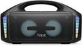 Tribit Bluetooth-luidspreker StormBox Blast, Draagbare partyluidspreker 90W Luid stereogeluid met XBass LED-lichtshow Bluetooth 5.3, Waterdicht IPX7, TWS, 30 uur speeltijd voor buiten
