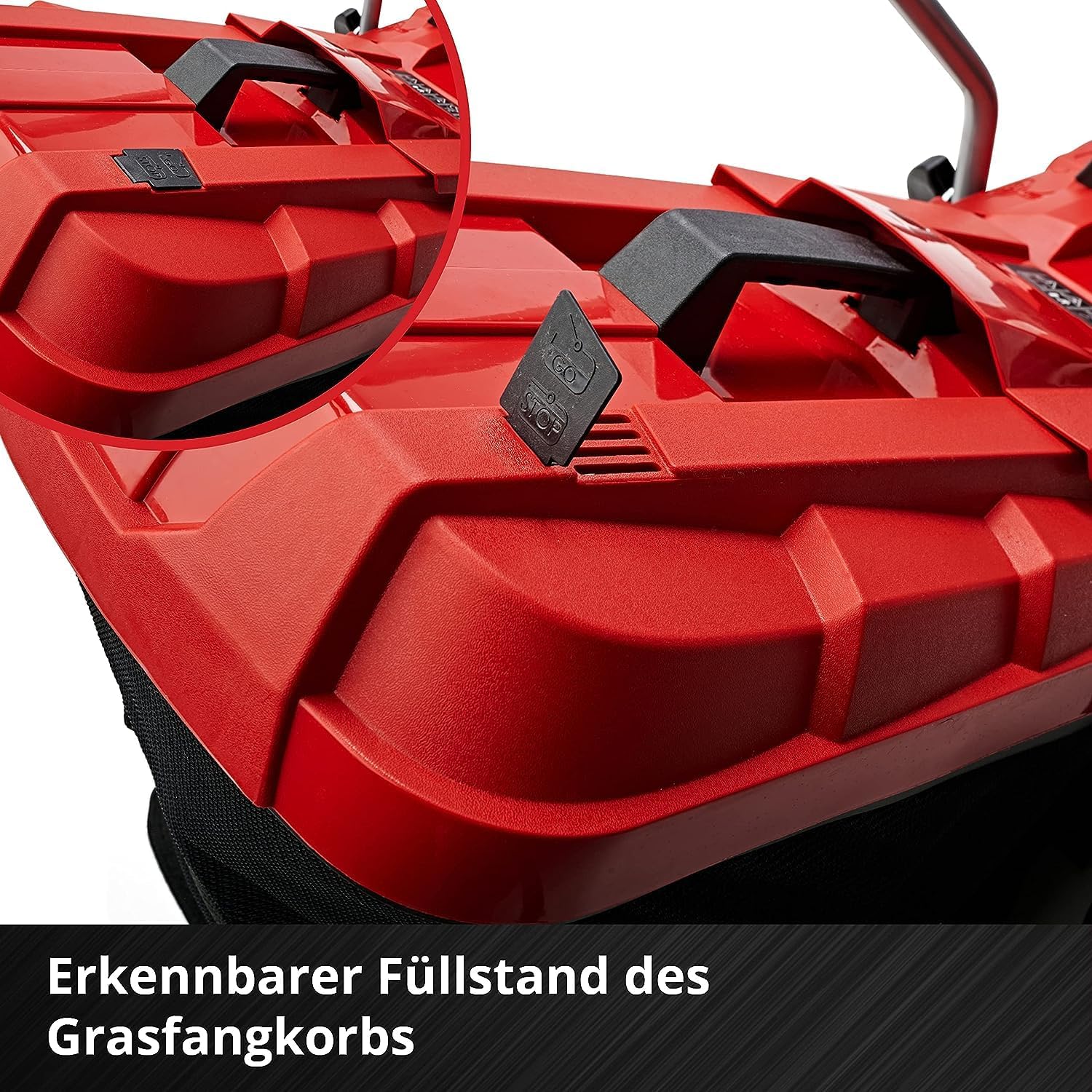 Einhell Accu-grasmaaier GE-CM 18/33 Li Kit Power X-Change (18 V, 33 cm maaibreedte, tot 200 m², borstelloos, 30L opvangzak, 25-65 mm maaihoogte, incl. 4,0 Ah accu + oplader)