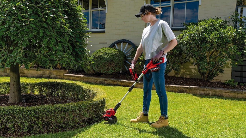 Einhell Accu grasmaaier GE-CM 36/36 Li Kit Power X-Change (36 V, 36 cm maaibreedte, tot 400 m², Brushless, 40L opvangzak, 25-75 mm maaihoogte, incl. 2x 4,0 Ah accu + 2x lader)