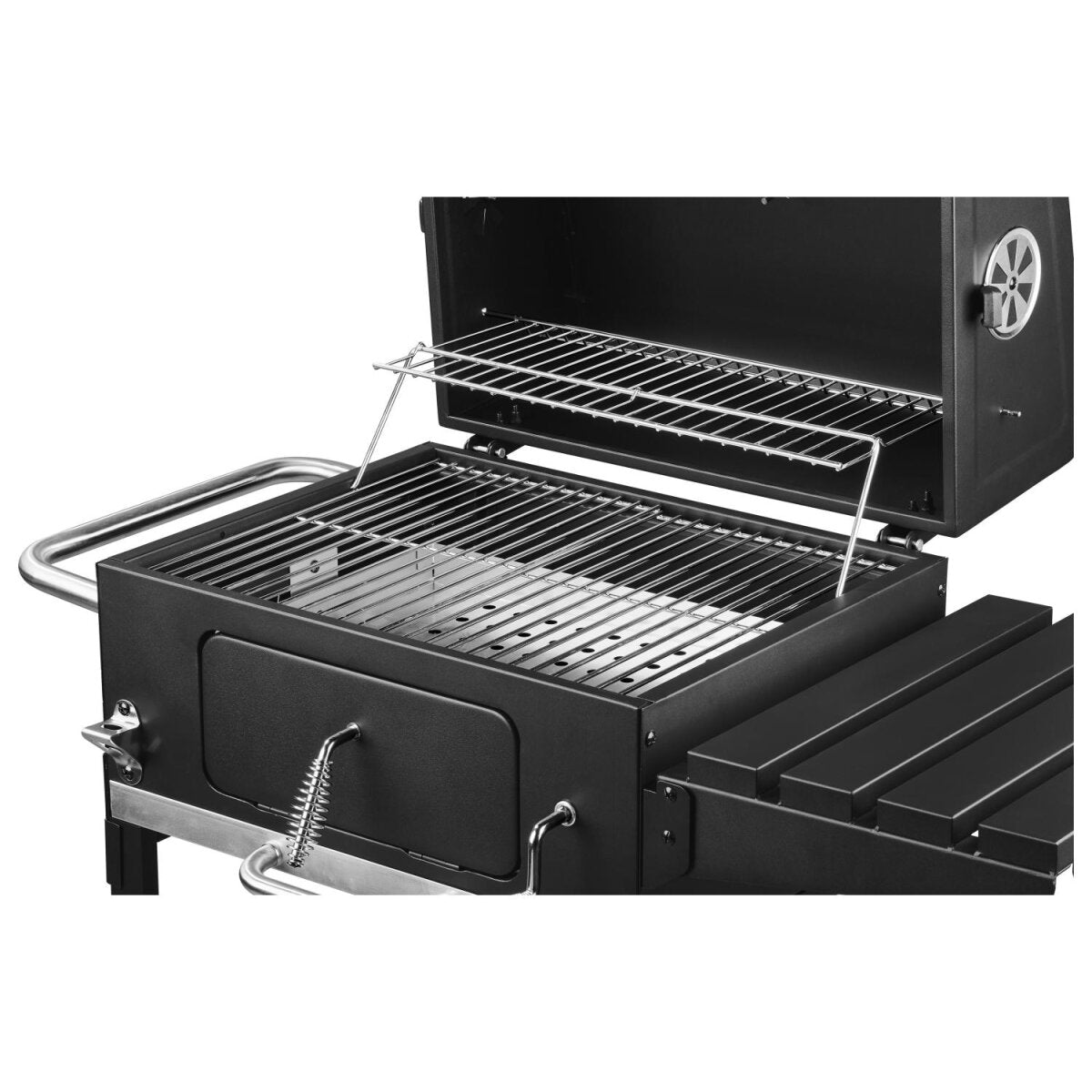 GRILLMEISTER Houtskool Comfort Grill »Kansas«, B 106,5 x H 103 x D 71 cm - B-keus, zo goed als nieuw