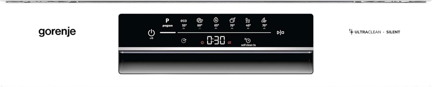 Gorenje GS642E90W Freistehender Geschirrspüler, 60 cm, 13 Maßgedecke, Total AquaStop, vollständiger Überlaufschutz, Hygiene Programm, SpeedWash Funktion, Selbstreinigung, UltraClean Besteckkorb