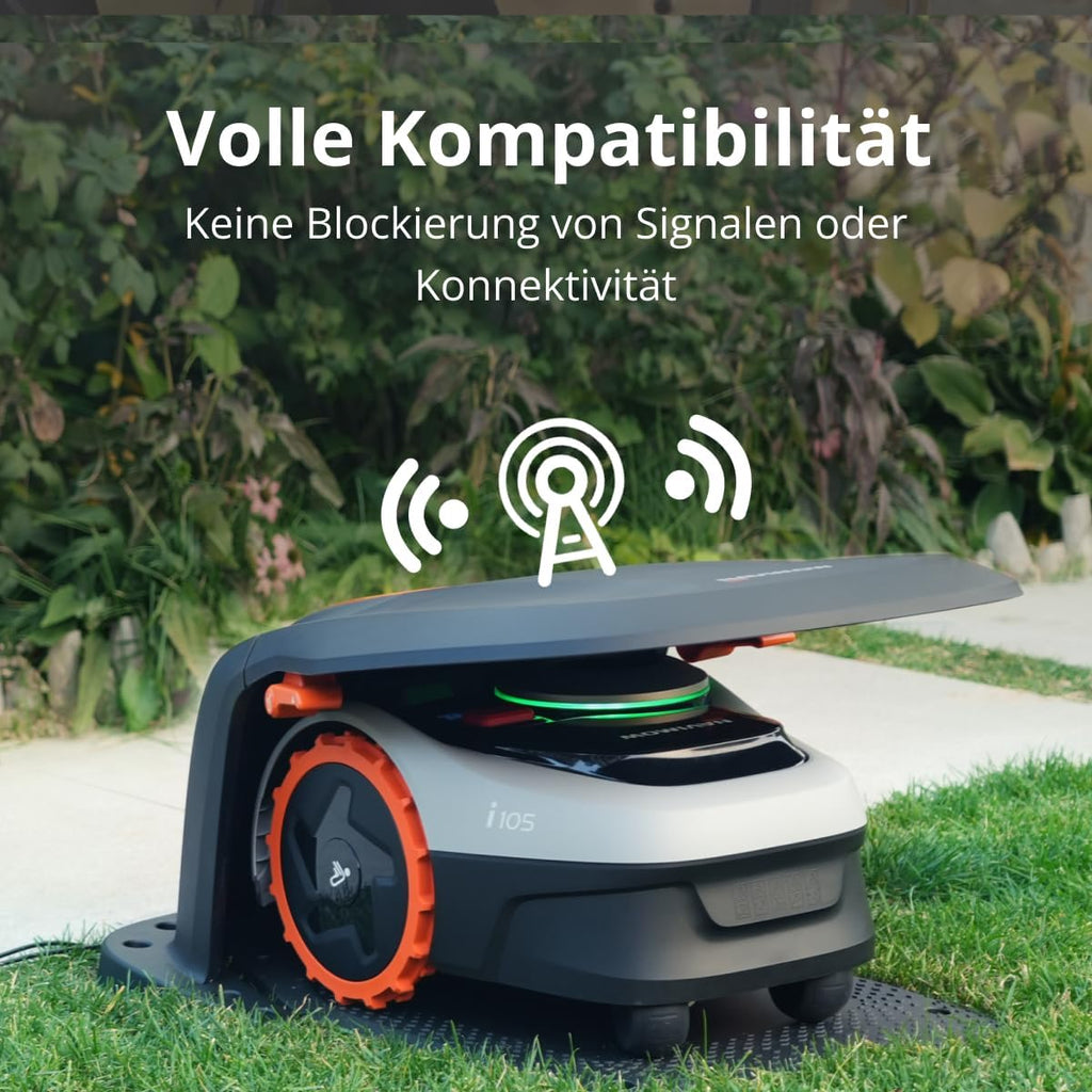 Navimow Garage S, opklapbaar, geen signaalblokkering, bescherming tegen zon en regen, accessoire voor robotmaaiers Navimow i105E, i108E