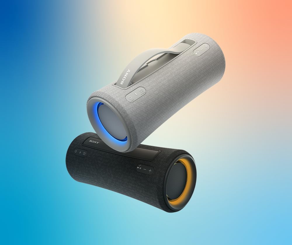 Sony SRS-XG300 - Draagbare draadloze bluetooth-speaker met krachtig feestgeluid en verlichting - waterdicht, 25 uur batterijduur, smartphone en snellaadfunctie - Zwart