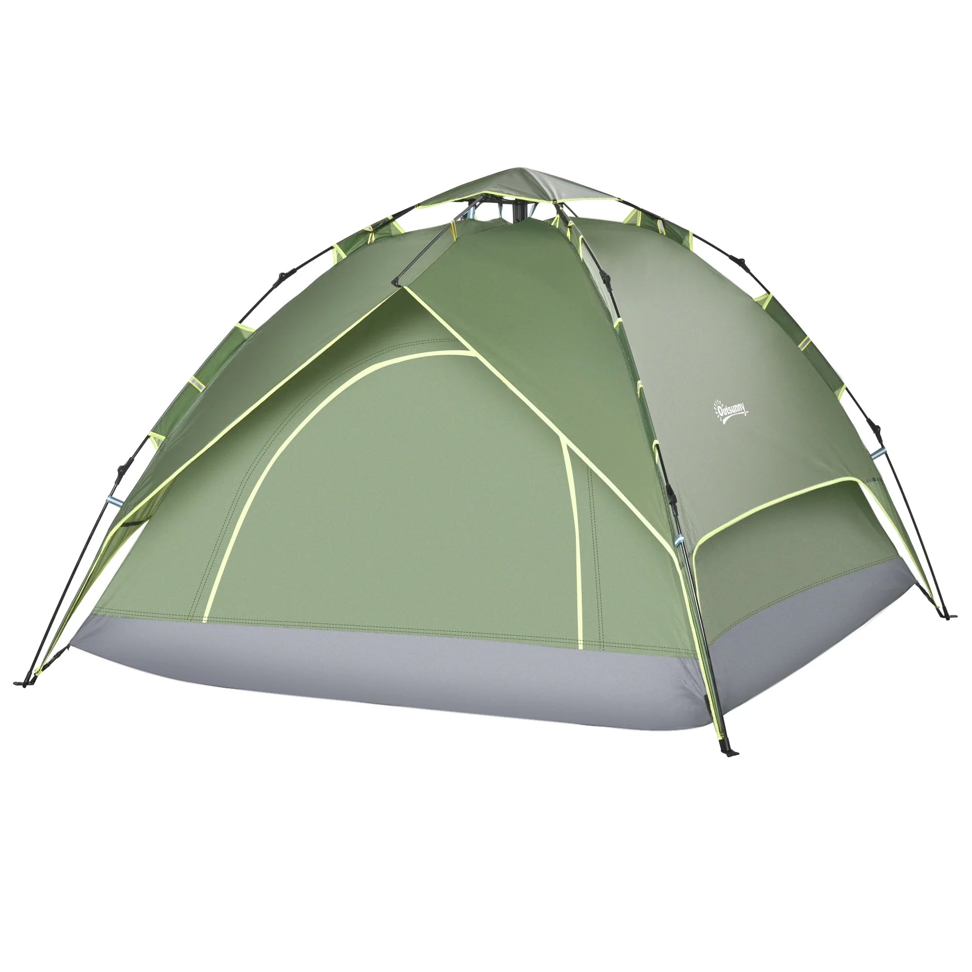 Outsunny Kampeertent 4-seizoenen Quick-Up Luifel Outdoor