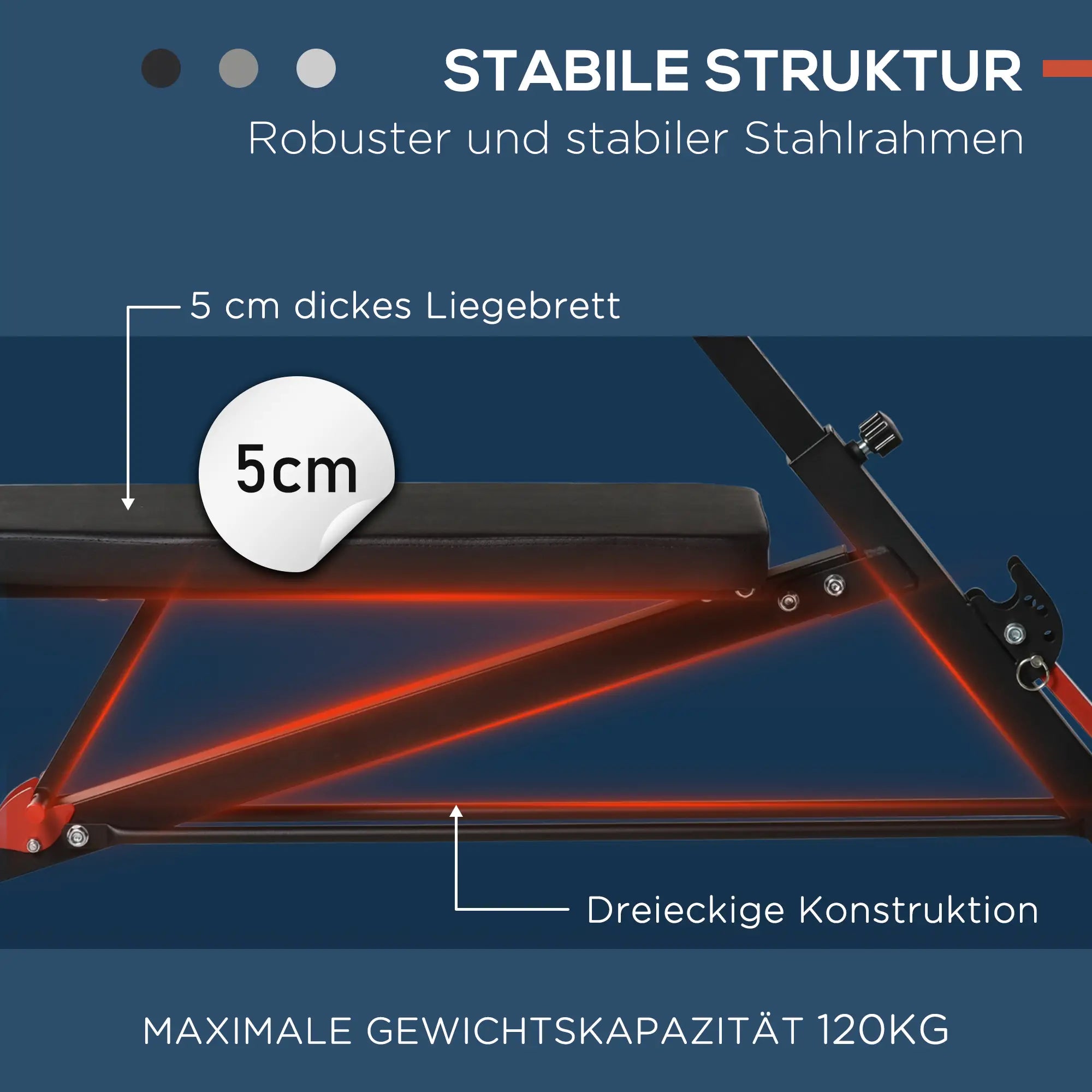 HOMCOM Halterbank verstelbaar multifunctioneel voor full-body training
