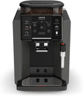 Krups Sensation volautomatische espressomachine, melkschuimmondstuk, 5 dranken, filterkoffiefunctie, 2-kopsfunctie, koffiezetapparaat, zwart, EA910810