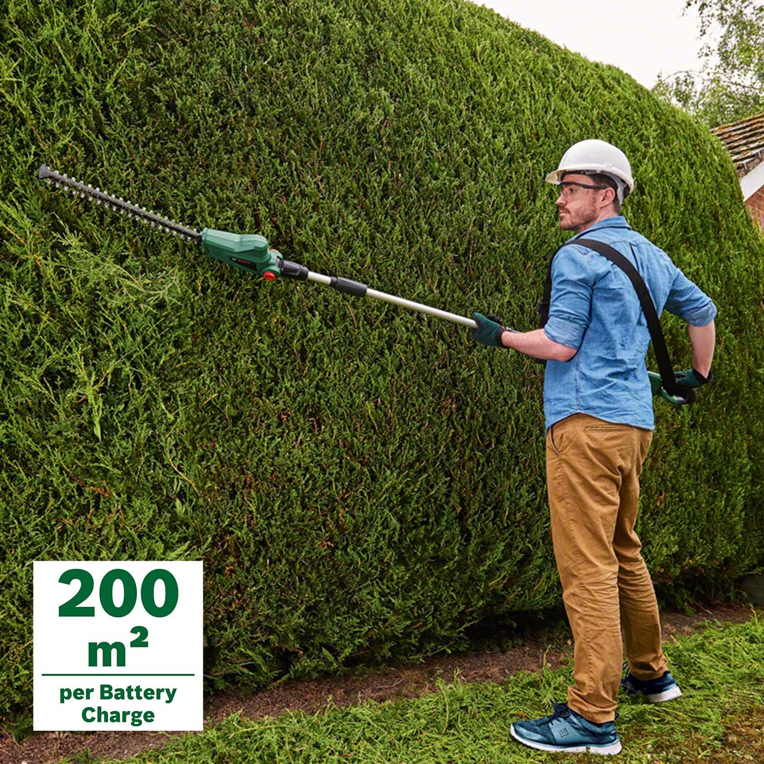 Bosch Accu Telescopische Heggenschaar UniversalHedgePole 18 (1 accu, 2,5 Ah, 18 volt systeem, in doos)