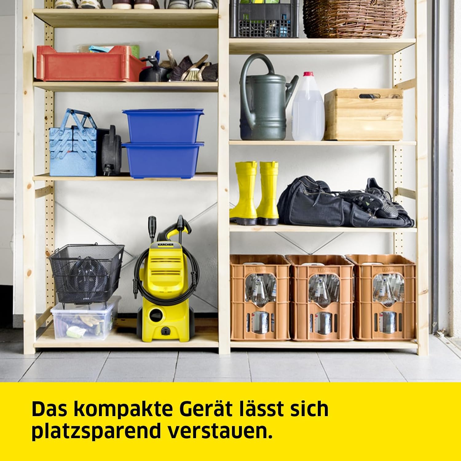 Kärcher hogedrukreiniger K 4 Power Control Flex Home, druk: max. 130 bar, wateropbrengst: 420 l/u, oppervlakteprestatie: 30 m²/u, waterfilter, gewicht: 11,5 kg, hogedrukpistool, vuilfrees, spuitlans, Home Kit