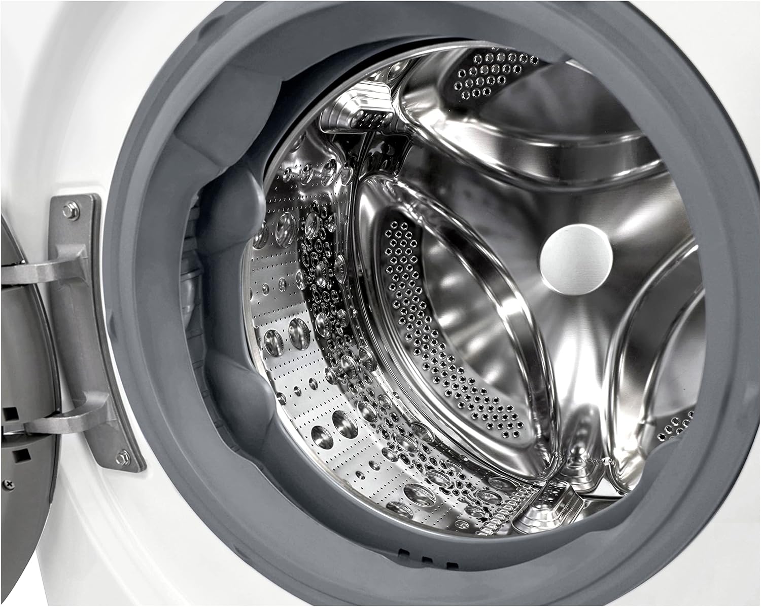 LG F4WV7080, Klasse A, Voorlader Wasmachine 8 kg, 1400 tpm, AI Direct Drive, Wi-Fi, Dieptereiniging met Stoom, Grote Capaciteit, TRIPLE A, Veiligheidsglas Buitendeur, 62 x 60 x 85 cm ꟷ Wit