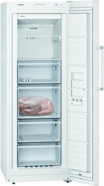Siemens GS54NAWCV iQ500 vriezer, 176 x 70 cm, 327 L, noFrost nooit meer ontdooien, bigBox ruimte voor grote diepvriesproducten, varioZone flexibele glasplateaus en laden, wit
