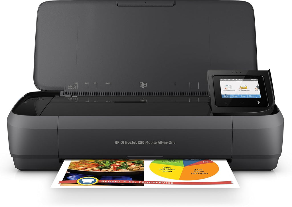 HP OfficeJet 200 Mobiele Inkjetprinter (A4, printer, wifi, HP ePrint, Airprint, USB, 4800 x 1200 dpi) zwart