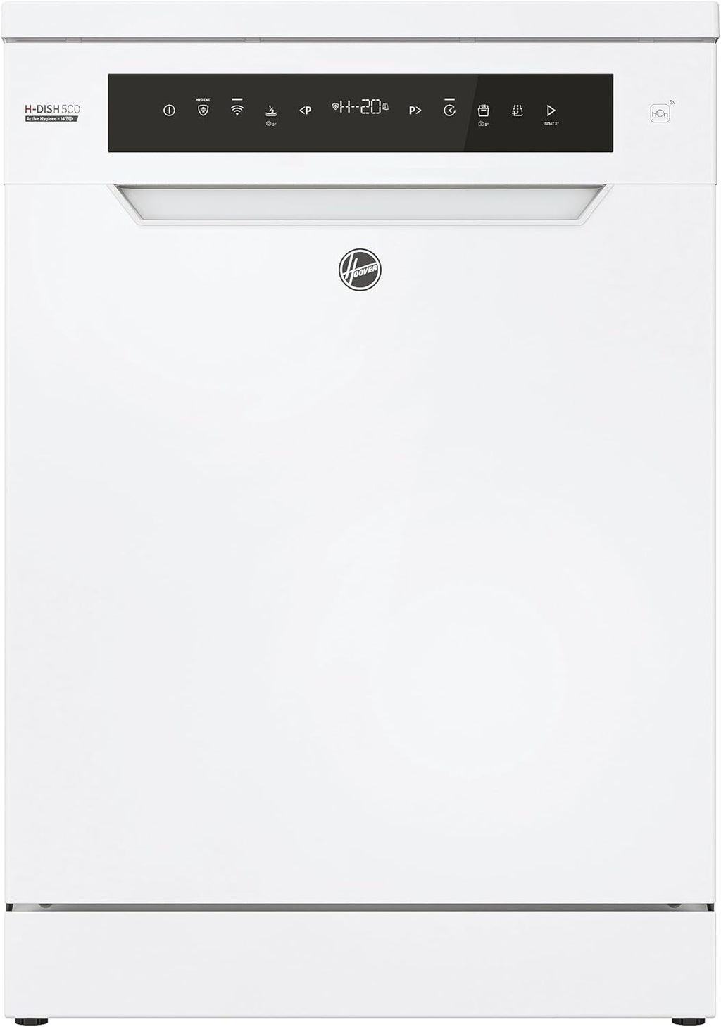 Hoover HF 4C6F0PW vaatwasser; 14 couverts; Vrijstaand, 60 cm breed; Energie-efficiëntieklasse C; Slimme bediening met wifi + bluetooth-technologie