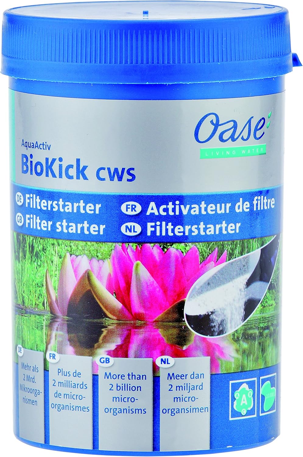 OASE 51096 Filter- en beeklooppomp AquaMax Eco Classic 5500, 5300 l/u pompcapaciteit, energiebesparende beeklooppomp, vijverpomp, filter, pomp, beekloop, donkergrijs