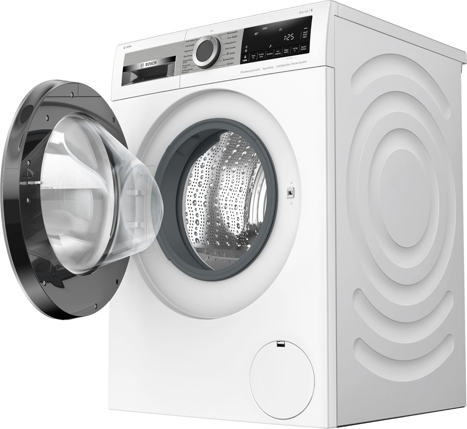 BOSCH WAN28127 Wasmachine Serie 4, voorlader met 8kg inhoud, 1400 tpm, Iron Assist, Active Water Plus, EcoSilence Drive, Speed Perfect, Wit, 60cm