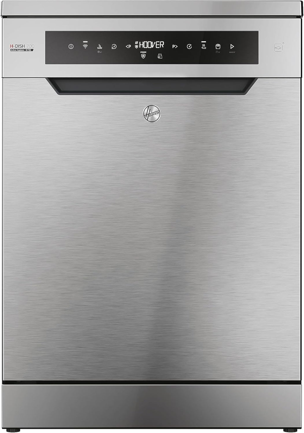 Hoover HF 4C6F0PW Vaatwasser; 14 couverts; Vrijstaand, 60 cm breed; Energieklasse C; Slimme bediening met wifi + bluetooth-technologie