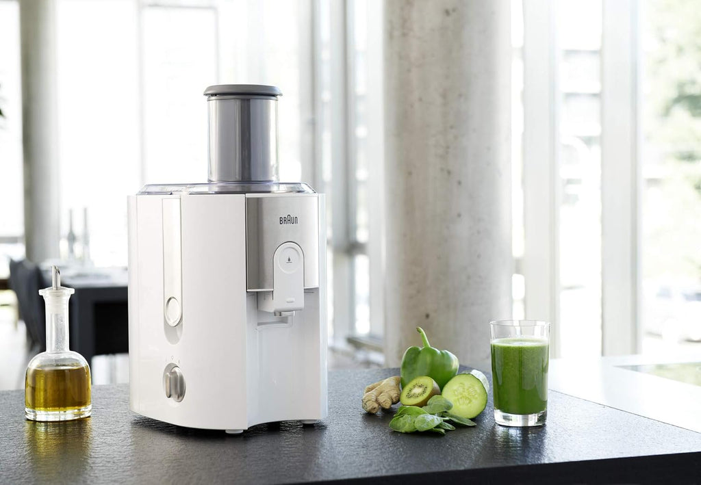 DeLonghi Braun J700 Multiquick 7 Sapcentrifuge | Krachtig sapcentrifugesysteem | Grote vulschacht (75 mm) | Innovatief anti-drupsysteem | Krachtige motor van 1.000 watt | Zilver