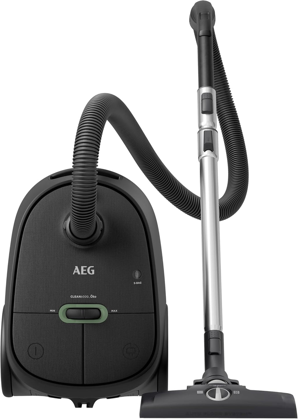 AEG CLEAN 6000 AB61C2DB stofzuiger met zak / hoge zuigkracht / incl. meubelmondstuk / 50% gerecycled plastic / ideaal voor huisdiereigenaren / reiniging van bekleding / 12 m snoer / 750 W / Blauw