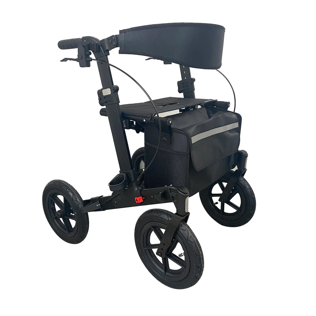 Arvo Rollator Outdoor, zwart