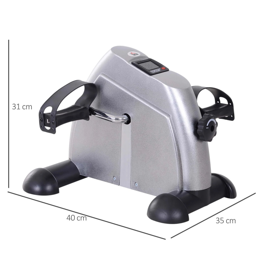HOMCOM Minibike-peddelfiets hometrainer met lcd-display verstelbaar