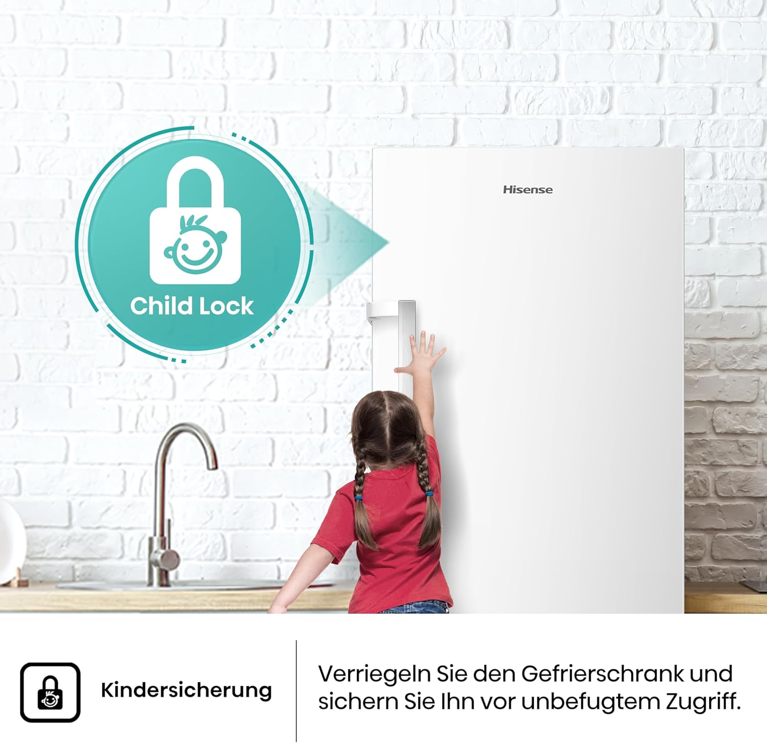 Hisense FV191N4AW2 Vriezer/ TotalNoFrost/ SuperFreeze/ Deuralarm/ Multiflow 360°/ BigBox/ 143,4 cm/ Vriesgedeelte 147 l/ 41 dB/ 205 kWh/Wit